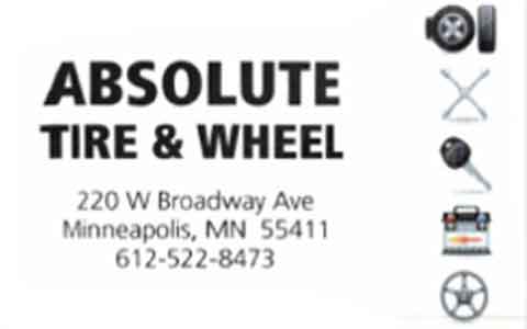 Buy Absolute Tire & Wheel Gift Cards