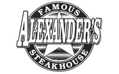 Alexander's Famous Steak House Gift Cards