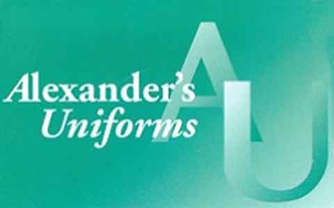 Alexander's Uniforms Gift Cards