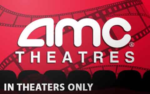 AMC Theatres (In Theatre Only) Gift Cards