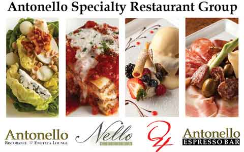 Buy Antonello Specialty Restaurant Group Gift Cards