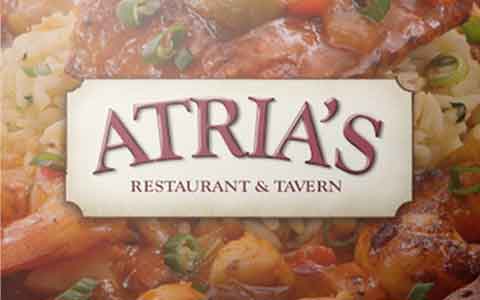 Buy Atria's Restaurant & Tavern Gift Cards