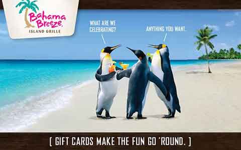 Buy Bahama Breeze Gift Cards
