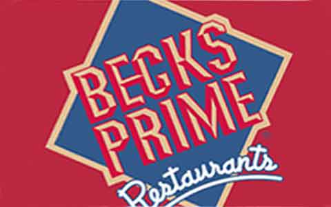 Buy Becks Prime Gift Cards