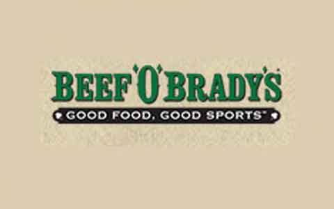 Buy Beef 'O' Brady's Gift Cards