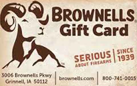 Buy Brownells Gift Cards