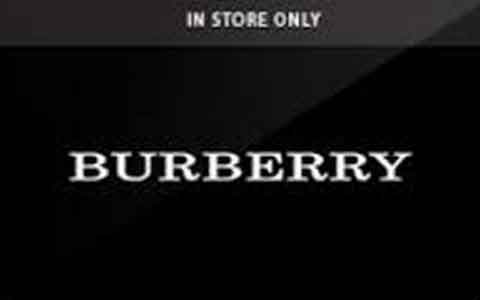 Buy Burberry (In Store Only) Gift Cards