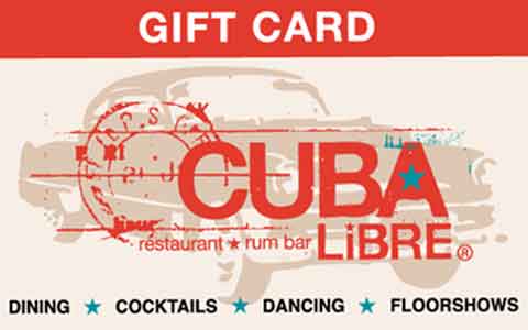 Buy Cuba Libre Gift Cards