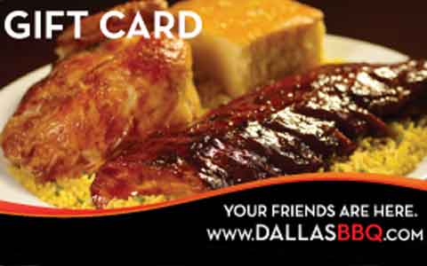 Buy Dallas BBQ Gift Cards