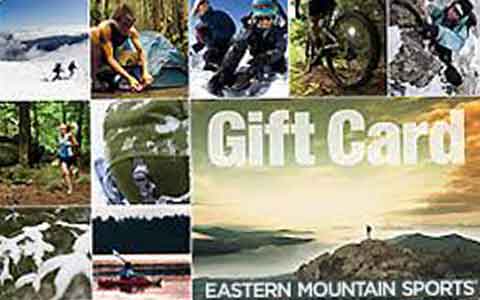 Buy Eastern Mountain Sports Gift Cards