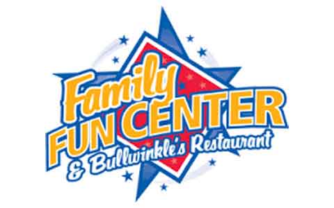 Family Fun Center & Bullwinkle's Restaurant Gift Cards