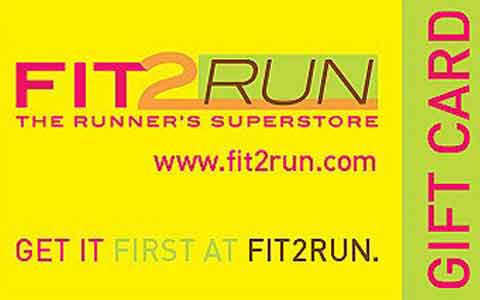 Buy Fit2Run Gift Cards