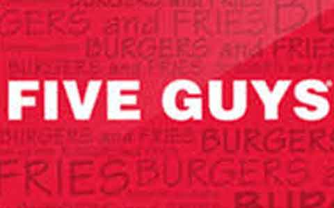 Buy Five Guys Gift Cards