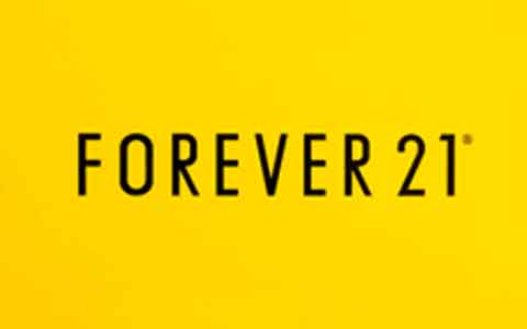 Buy Forever 21 Gift Cards