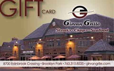 Buy Girvan Grille Gift Cards
