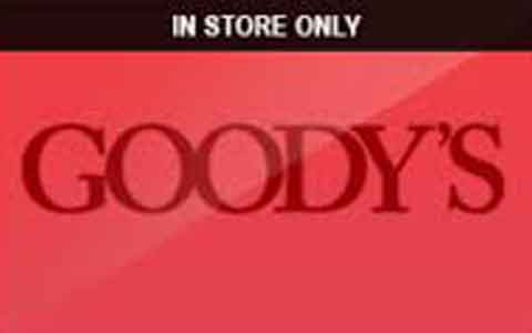 Buy Goody's (In Store Only) Gift Cards