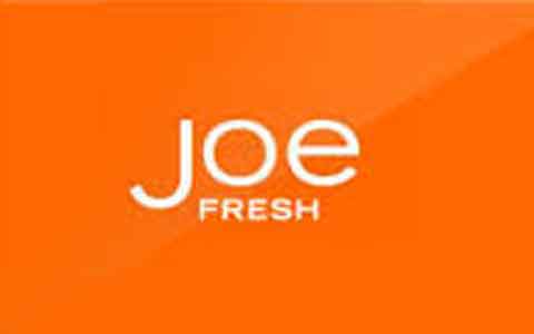 Buy Joe Fresh Gift Cards