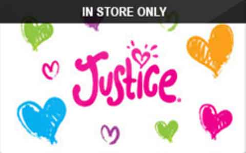 Buy Justice (In Store Only) Gift Cards