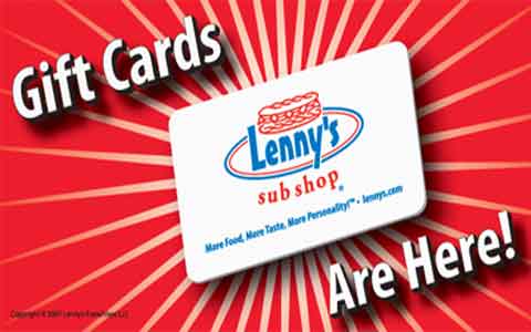 Buy Lenny's Sub Shop Gift Cards