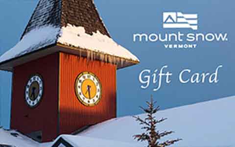 Buy Mount Snow Gift Cards