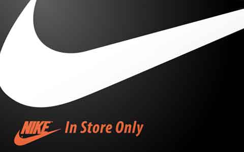 Buy Nike (In Store Only) Gift Cards