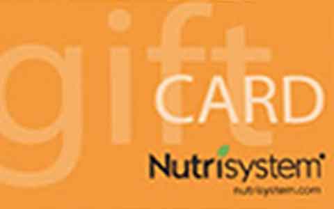 Buy Nutrisystem Gift Cards