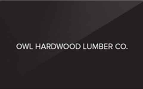 Buy Owl Hardwood Lumber Gift Cards