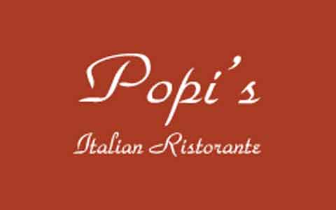 Buy Popi's Italian Restaurant Gift Cards