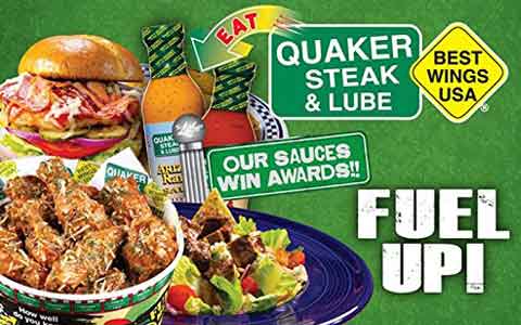 Buy Quaker Steak & Lube Gift Cards