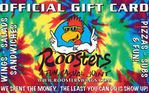 Buy Roosters Wings Gift Cards
