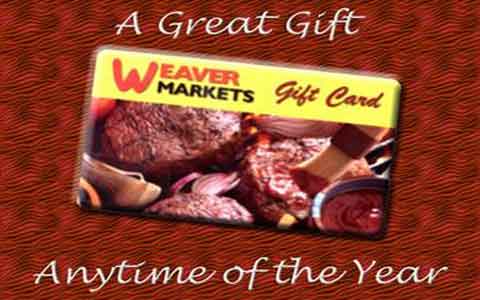 Buy Weaver's Gift Cards