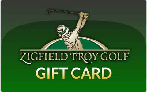 Zigfield Troy Golf Gift Cards